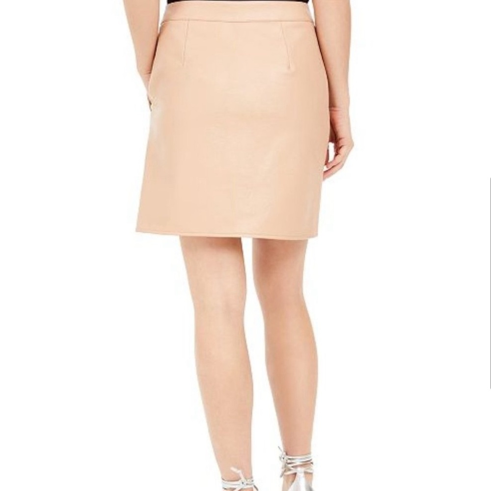 Bar III Faux Leather Skirt Size 14 - Picture 2 of 9
